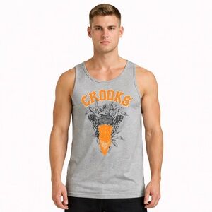 Crooks & Castles Grey Tank Top